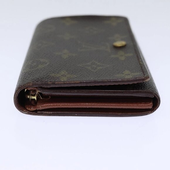 LOUIS VUITTON Monogram Porte Monnaie Billets Tresor Wallet M61730 LV Auth th4891 - Picture 3 of 16